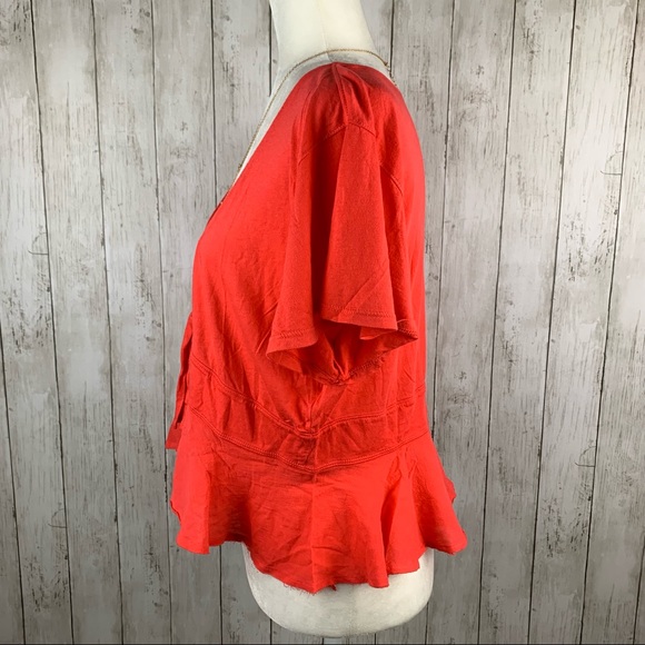 🔥FREE PEOPLE🔥We The Free Knot Me Tie-Front Crop Top Small/Med/Large NWT - Picture 4 of 6